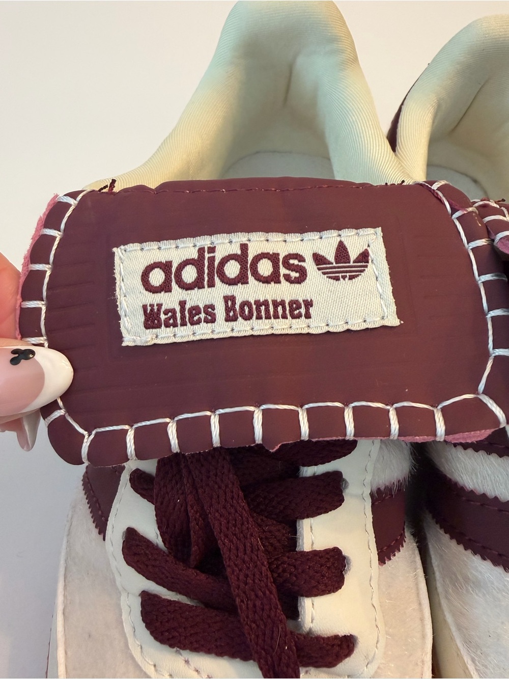 EUC! Wales Bonner x adidas Samba Pony 'Cream White', sz 6.5 (38FR) - Picture 3 of 14